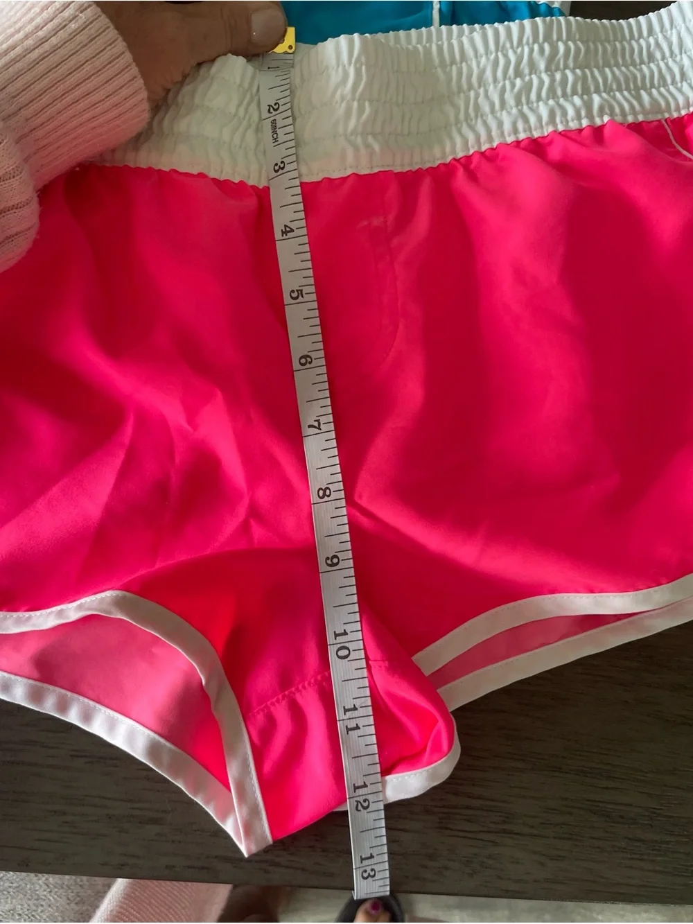 Set of OP Juniors Swim Shorts in Turquoise Blue & Hot Pink size medium and large - Picture 11 of 13